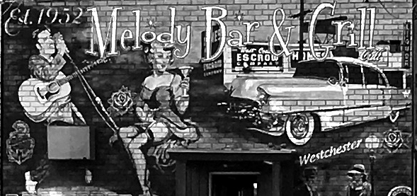 Melody Bar LAX Exterior Mural by Jonas Never